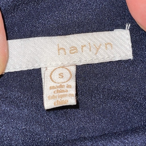 Harlyn Soutached Sheath Dress Black Navy S - Picture 13 of 17